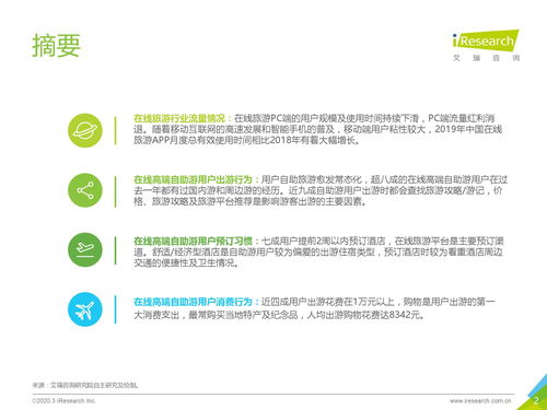 艾瑞咨詢《2020年中國在線高端自助游用戶洞察報告》深度解讀 旅游咨詢服務(wù)成為新藍(lán)海